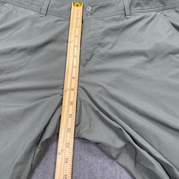 Columbia Womens Sage Green Cargo Pants Size 14 Lightweight Nylon Outdoor Hiking - Picture 14 of 15